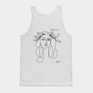 Picasso Head of a Woman Tank Top